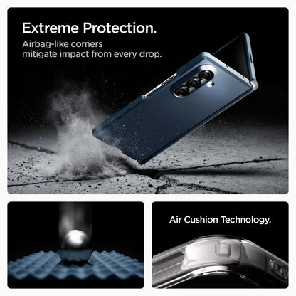 Spigen Tough Armor Pro MagFit Hülle für Galaxy Z Fold 7 - Metal Slate