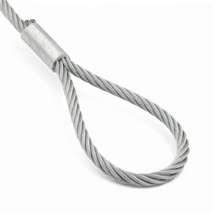 ALFA LOGISTIK Anschlagseil Stahl 12mm 8m mit Haken und Öse