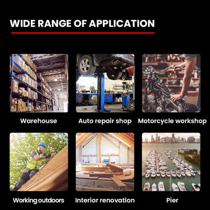 Anbull 2T Kettenzug Handseilwinde Flaschenzug Hebezug - 3m Kette