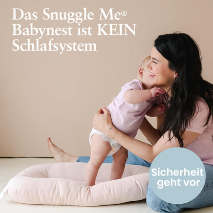 Snuggle Me Babynest 0-9 Monate Bio-Baumwolle - Birch
