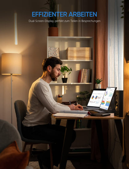 ARZOPA Tragbarer Monitor - 15.6 Zoll 1080 Full HD HDR