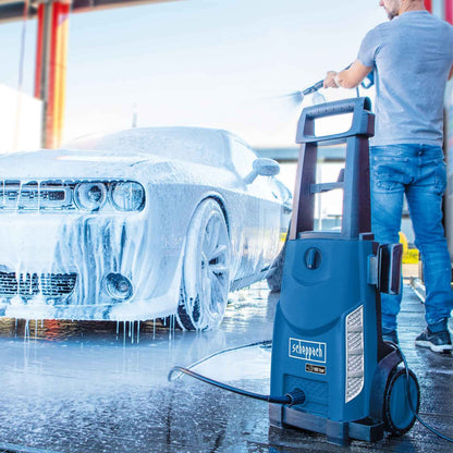 Scheppach HCE2400 Hochdruckreiniger - 180bar, 2400W, Zubehörkit