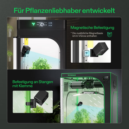 VIVOSUN GrowCam C4 2K QHD WLAN Kamera für Growzelt & Indoor