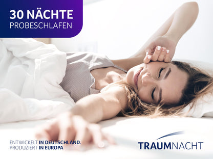 Traumnacht Exklusiv 7-Zonen 1.000er Tonnentaschenfederkern Matratze - H2 90x200cm