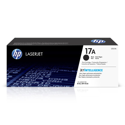 HP 17A (CF217A) Original Toner Schwarz. Schwarze Tonerkartusche für Laserdrucker LaserJet Pro M102, zum Erstellen von Dokumenten.