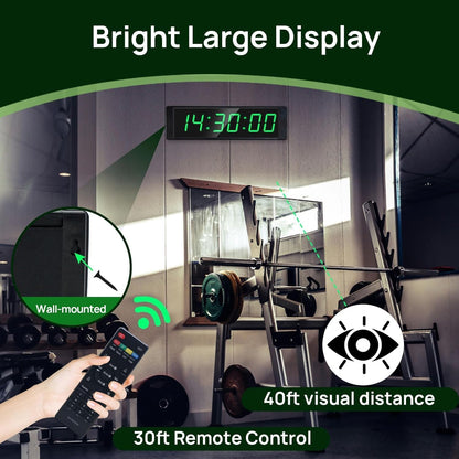 YZ Coundown Timer LED digital – Intervall & Stoppuhr Fernbedienung