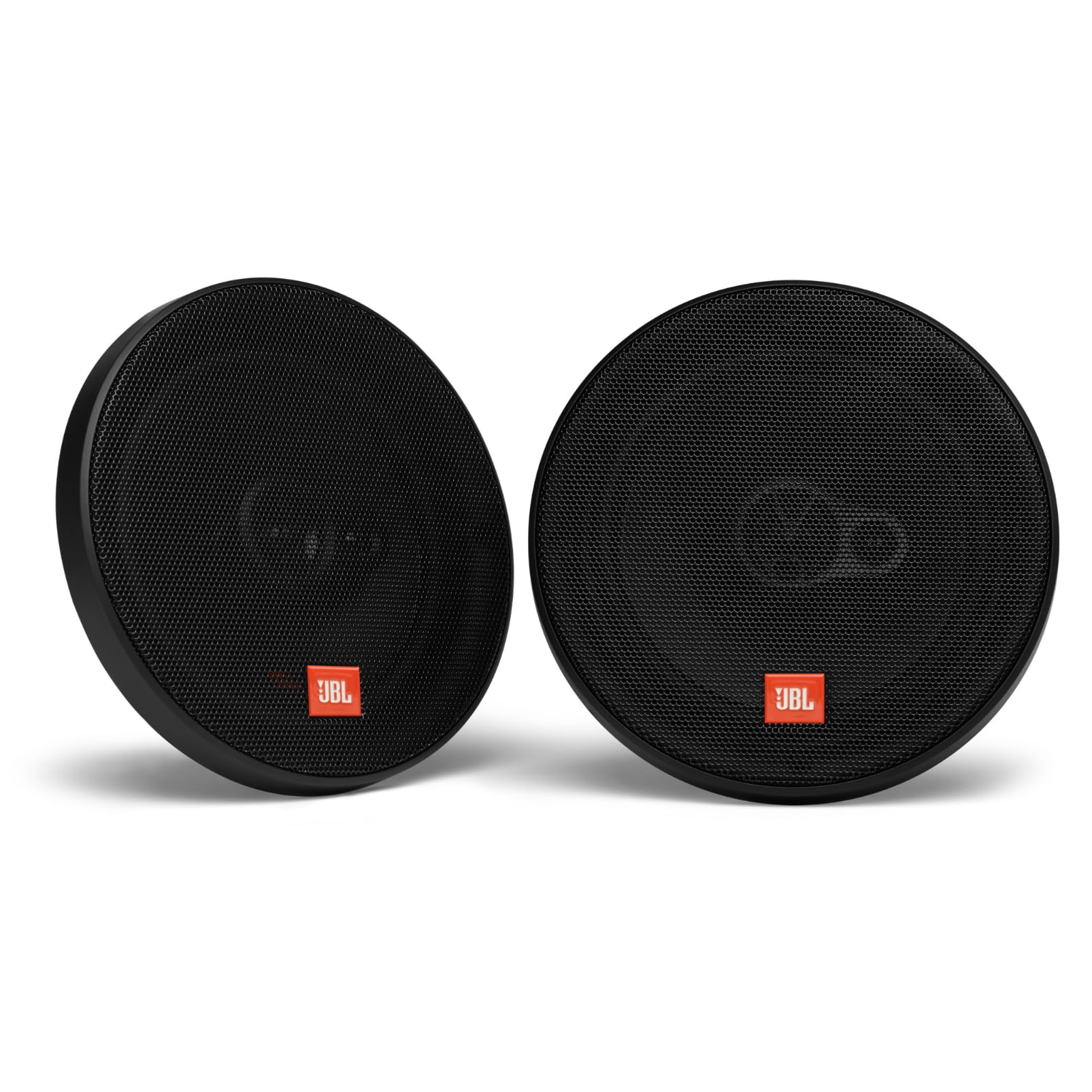 JBL Stage2 634 3-Wege Auto Lautsprecher Set - 16.5cm: Runde, schwarze 16.5cm 3-Wege-Koaxiallautsprecher für klaren Sound im Fahrzeug.