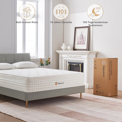 Hiepunos Orthopädische Taschenfederkern Matratze 90x200 H3