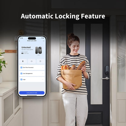 Aqara Smart Lock U200 Smartes Türschloss Fingerabdruck - Silber