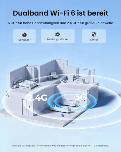 Reolink Altas PT Ultra 4K Solar Überwachungskamera mit Akku und WLAN