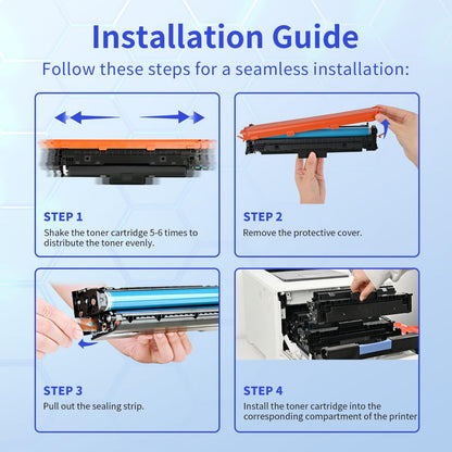 myCatridge 220X 220A HP kompatibler Toner 4-Pack mit Chip