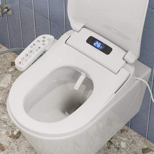 **Komfort Smart Dusch WC Sitz - Elektrisch, Bidet, Warmluft**