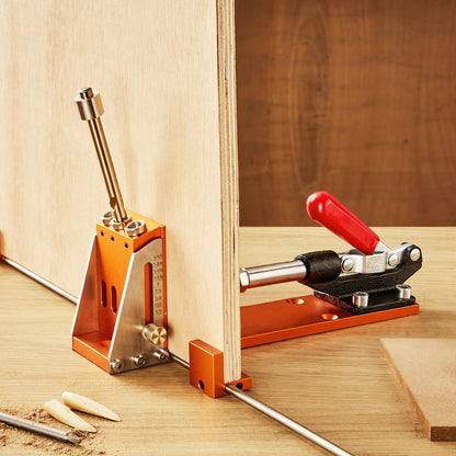 VEVOR Taschenloch-Bohrschablone Set XRS040 – Bohrhilfe für Holz