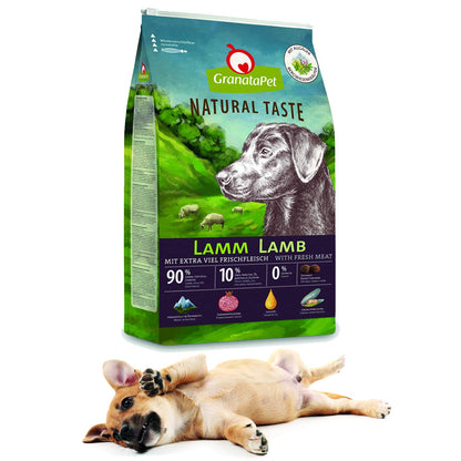 GranataPet Natural Taste Lamm Trockenfutter - getreidefrei 12 kg