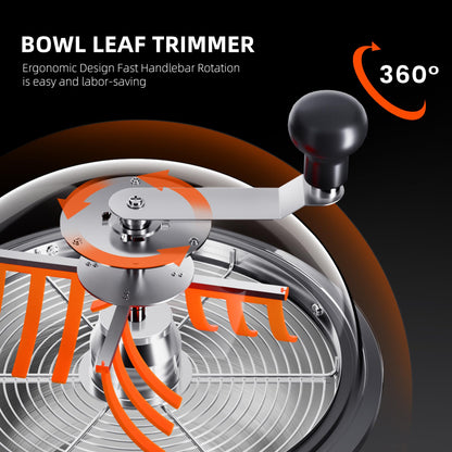 Spider Farmer Bowl Trimmer 13 Zoll mit Edelstahlklingen