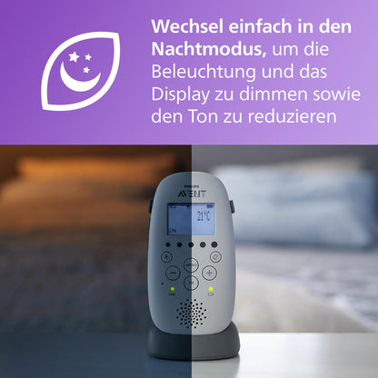 Philips Avent Audio Babyphone SCD733/26 DECT - weiss