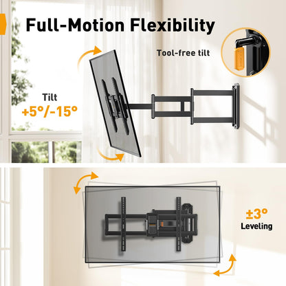 Perlegear TV Wandhalterung Langarm 943mm – 42-84 Zoll