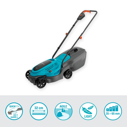 Gardena EasyMax+ 32/18V Set Akku-Rasenmäher - 32 cm