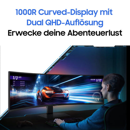 Samsung Odyssey G95C Curved Gaming Monitor 49 Zoll Ultrawide