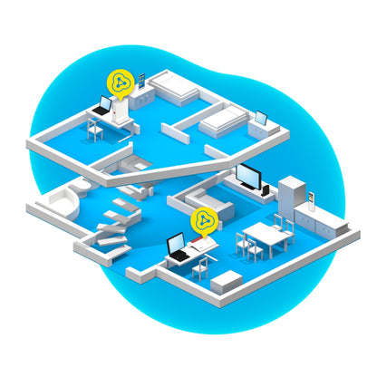 FRITZ! Repeater 3000 AX WLAN Verstärker – Triband Wi-Fi 6