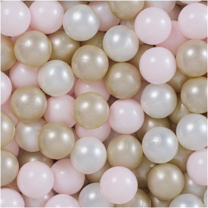 MISIOO Bällebad für Kinder – Schaumstoff 90x30cm mit 200 Bällen