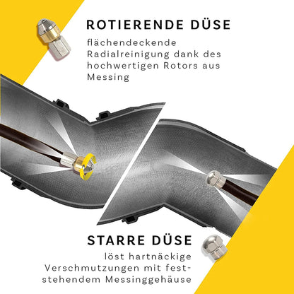 PROFESSIONAL Rohrreinigungsschlauch 7-teilig – 45m für Kärcher