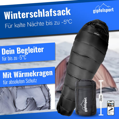 Gipfelsport Mumienschlafsack Ultraleicht – 4 Jahreszeiten Trekking