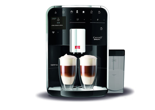 Melitta Barista T Smart F830-102 Kaffeevollautomat Schwarz. Kompakter, quaderförmiger Vollautomat zur automatischen Zubereitung von Kaffeespezialitäten.