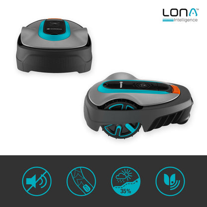 Gardena smart SILENO City 600 Mähroboter Set mit smart Gateway