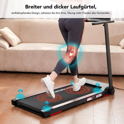 CITYSPORTS Walking Pad Klapp-Laufband elektrisch – schwarz 12 km/h
