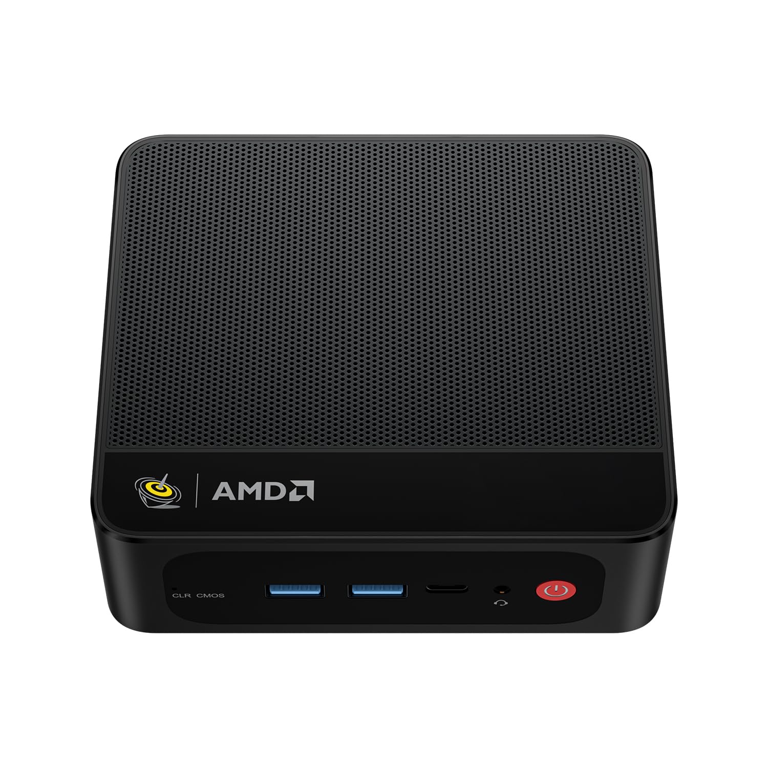 Beelink SER5 Mini PC - AMD Ryzen 5 5500U, 32GB RAM, 500GB SSD. Schwarzer, kompakter Quader für tägliche Anwendungen.