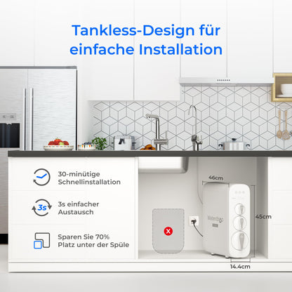 Waterdrop G3P600 Umkehrosmoseanlage - 600 GPD Unterbau