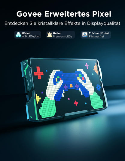 Govee Pixel Licht Gaming Rechteck LED Panel - 52x32 RGBIC