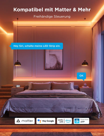 Govee COB Strip Light Pro Smart LED Streifen 5m RGBIC Warmweiss