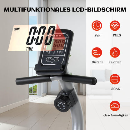 ISE Liegeergometer Heimtrainer – Ergometer mit Magnetbremse