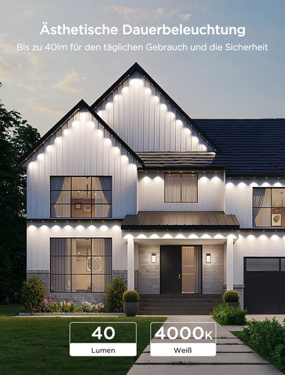 Govee Permanent Outdoor Lights 2 RGBIC Lichterkette - 30m Weiss