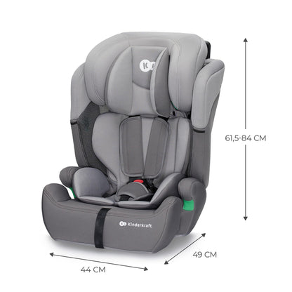 kk Kinderkraft COMFORT UP I-SIZE Kinderautositz 76-150 cm – Grau