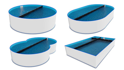 Pool Eisdruckpolster Set Winterschutz - 12-teilig für Schwimmbecken