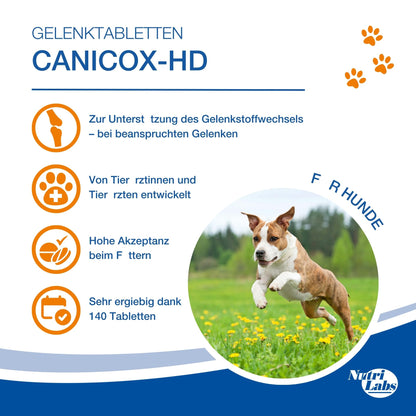 NutriLabs Canicox-HD Tabletten für Hundegelenke 140 Stk.