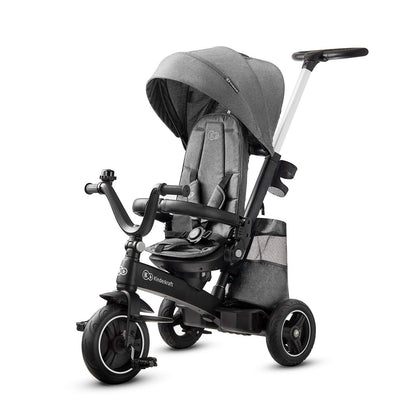 Kinderkraft EASYTWIST Kinderdreirad mit Drehfunktion Grau