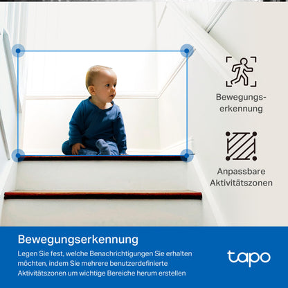 Tapo C232 Überwachungskamera 3K 5MP mit WLAN, Ethernet und Nachtsicht