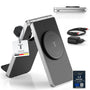 TEGLER Aluminium MagSafe Ladestation für Apple Watch und iPhone Y666, faltbar