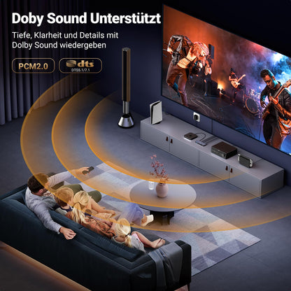 UGREEN HDMI Switch 5 in 1 Out, 8K@60Hz, HDMI 2.1 mit Fernbedienung
