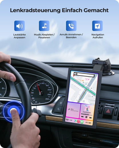 Krunia 7" Drahtloses Tragbares Auto Display für CarPlay & Android