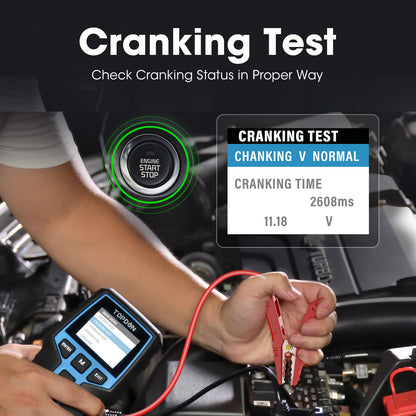 TOPDON BT200 Autobatterie Tester – Lade- & Anlasseranalyse