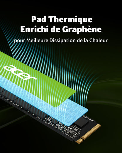 Acer FA200 NVMe SSD 2TB PCIe 4.0 M.2 2280 interne Festplatte
