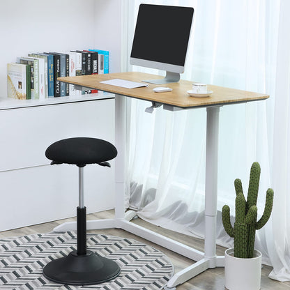 SONGMICS höhenverstellbarer Bürohocker ergonomisch drehbar - OSC01BK
