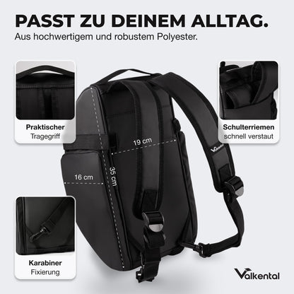 Valkental 3in1 Fahrradtasche für Gepäckträger mit Kühlfunktion, 10 L