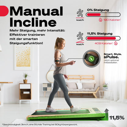 Sportstech sWalk Laufband – Walking Pad unterm Schreibtisch