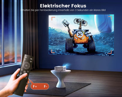 SmartView Android TV Beamer 1080P Full HD 4K Heimkino